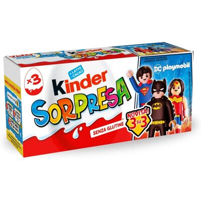 Œuf Kinder Surprise en chocolat avec jouet surprise - 3x20g - Publicité Œuf Kinder Surprise en chocolat avec jouet surprise - 3x20g - Publicité
