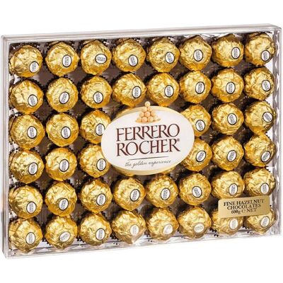 Ferrero Rocher Hazelnut Chocolate Pralines Gift Box - 48 pcs Ferrero Rocher Hazelnut Chocolate Pralines Gift Box - 48 pcs