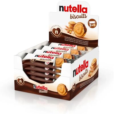 Biscuits Nutella - Cookies dorés croquants au cœur Nutella - 84 unités - Publicité Biscuits Nutella - Cookies dorés croquants au cœur Nutella - 84 unités - Publicité