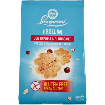 Lazzaroni & C. Spa Biscotti Con Granella Di Nocciole - Senza Glutine Lazzaroni & C. Spa Biscotti Con Granella Di Nocciole - Senza Glutine