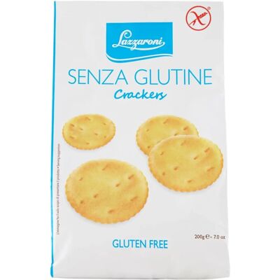 Cracker senza glutine Lazzaroni - Snack Salato 200g Cracker senza glutine Lazzaroni - Snack Salato 200g
