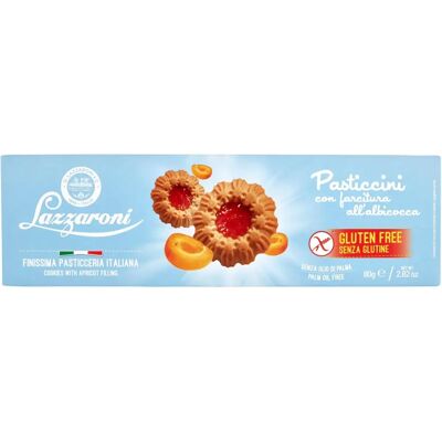 Lazzaroni Pasticcini Albicocca Senz Gluten - Pasticcini Lazzaroni Pasticcini Albicocca Senz Gluten - Pasticcini