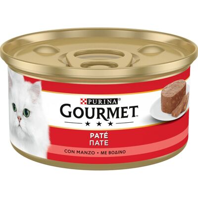 Gourmet Pâté pour Chat au Bœuf 195 g - Nourriture en conserve pour chat Gourmet Pâté pour Chat au Bœuf 195 g - Nourriture en conserve pour chat