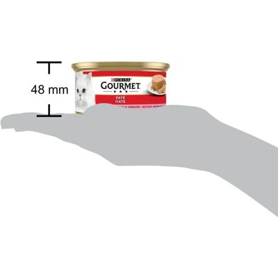 Purina Gourmet Rosso Gatto Paté con Fegato di Vitello e Verdure - Cibo in scatola Purina Gourmet Rosso Gatto Paté con Fegato di Vitello e Verdure - Cibo in scatola