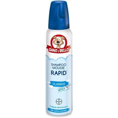 Elanco Italia Spa RapidSH Shampoo Schiuma Secco - Senz'acqua, Delicato, 300ml Elanco Italia Spa RapidSH Shampoo Schiuma Secco - Senz'acqua, Delicato, 300ml
