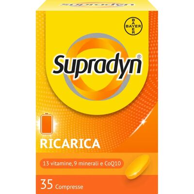 Bayer Supradyn Ricarica - Integratore Multivitaminico - Supporta Immunità & Energia Bayer Supradyn Ricarica - Integratore Multivitaminico - Supporta Immunità & Energia