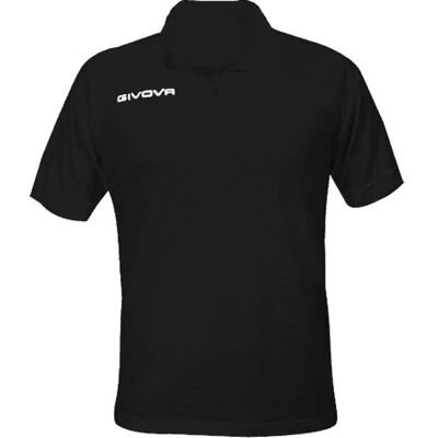 Givova Zomer Heren Poloshirt XL - Zwart Givova Zomer Heren Poloshirt XL - Zwart