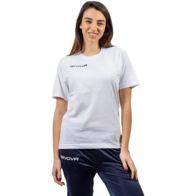 GIVOVA S Wit Heren Voetbal T-Shirt GIVOVA S Wit Heren Voetbal T-Shirt