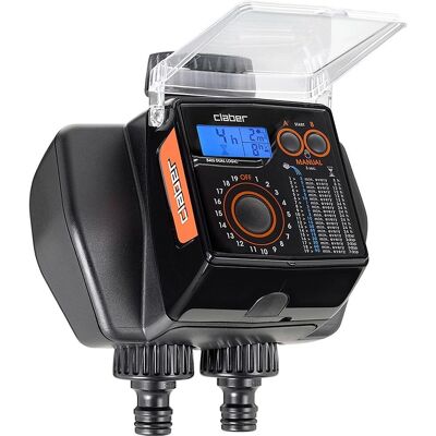 Claber Dual Logic Bewaterings Timer - Digital, 2 Lijnen, 19 Programma's Claber Dual Logic Bewaterings Timer - Digital, 2 Lijnen, 19 Programma's