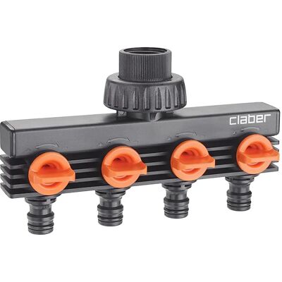 Claber 8581 - 4-Wege-Gartenwasseranschluss Claber 8581 - 4-Wege-Gartenwasseranschluss