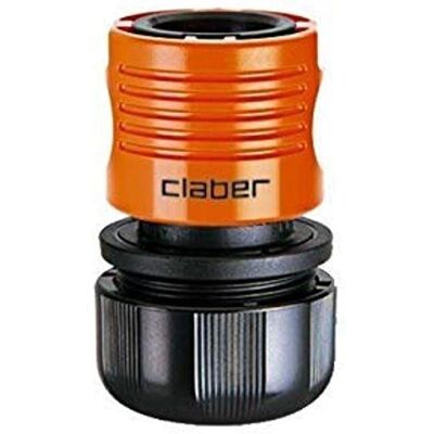 Raccordo Tubo Giardino Claber 8608 Quick-Click - Automatico, Resistente Raccordo Tubo Giardino Claber 8608 Quick-Click - Automatico, Resistente
