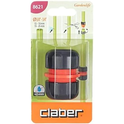 Claber Tuinslang Reparatiekoppeling - Duurzaam Quick-Click Systeem - 5/8" Claber Tuinslang Reparatiekoppeling - Duurzaam Quick-Click Systeem - 5/8"