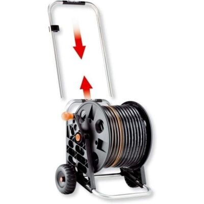 Somatherm - Carro Portamanguera - 25m, Conectores Automáticos, Lanza de Riego Somatherm - Carro Portamanguera - 25m, Conectores Automáticos, Lanza de Riego