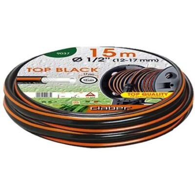 Claber 9037 Manguera de Jardín - 15m Negra Flexible Claber 9037 Manguera de Jardín - 15m Negra Flexible
