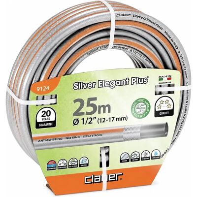 Claber Silver Elegant Plus 1/2" have slange - Garden Hose Claber Silver Elegant Plus 1/2" have slange - Garden Hose