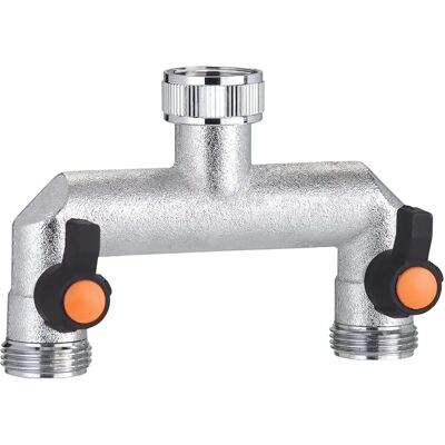 Claber 9601 Dobbeltstrøms messing sprinklertilslutning - Tilbehør Claber 9601 Dobbeltstrøms messing sprinklertilslutning - Tilbehør