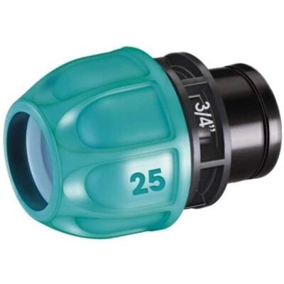 Claber Model 90424 - Polyethyleen buisfitting - 3/4" draad Claber Model 90424 - Polyethyleen buisfitting - 3/4" draad