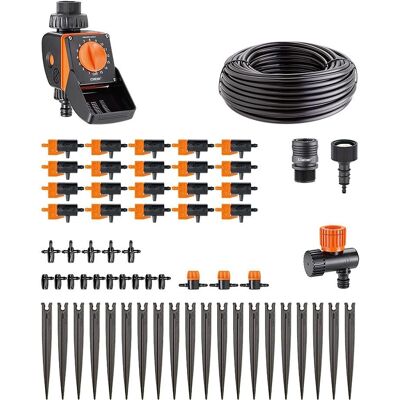 Kit di irrigazione Logica 20 gocciolatori in linea Claber Kit di irrigazione Logica 20 gocciolatori in linea Claber
