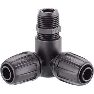 Claber 91021 Mikroirrigation 1/2 Tommer Kompressionsfitting - Sprinklerforbindelse Claber 91021 Mikroirrigation 1/2 Tommer Kompressionsfitting - Sprinklerforbindelse