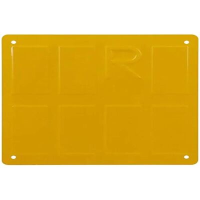 Italiensk släpvagnsskylt - 165x165 mm - Aluminium med reflekterande film Italiensk släpvagnsskylt - 165x165 mm - Aluminium med reflekterande film