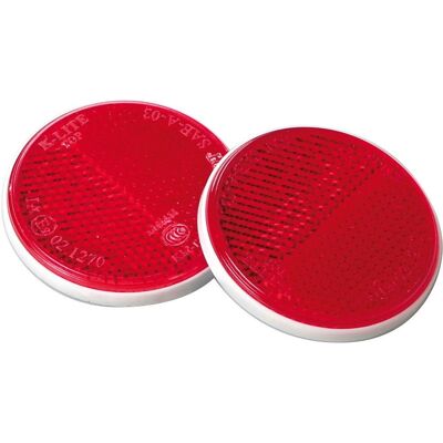 Lampe de voiture générique - 20546 - Rond ECE Rouge 65mm Ensemble de 2 Lampe de voiture générique - 20546 - Rond ECE Rouge 65mm Ensemble de 2