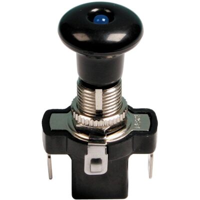 Pilot LA_45572 Schalter - Blaues LED, 12 V, 10 A Pilot LA_45572 Schalter - Blaues LED, 12 V, 10 A