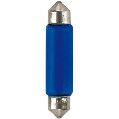 PILOT 58310 autolamp - Blauw gekleurd glas - 12V 10W - SV8.5-8 PILOT 58310 autolamp - Blauw gekleurd glas - 12V 10W - SV8.5-8