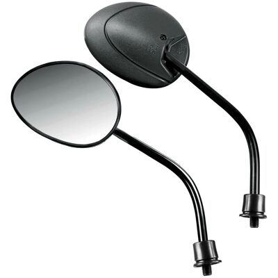 Lampa Motorradspiegel Paar - Verstellbar Lenkerbefestigung Schwarz Lampa Motorradspiegel Paar - Verstellbar Lenkerbefestigung Schwarz