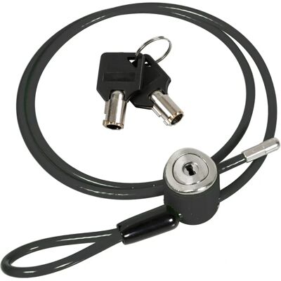 Lampa 90601 Cadenas en acier avec câble de sécurité 90cm - Cadenas Lampa 90601 Cadenas en acier avec câble de sécurité 90cm - Cadenas