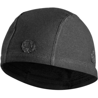Marca Modello Berretto in cotone nero - Head-Cap Marca Modello Berretto in cotone nero - Head-Cap