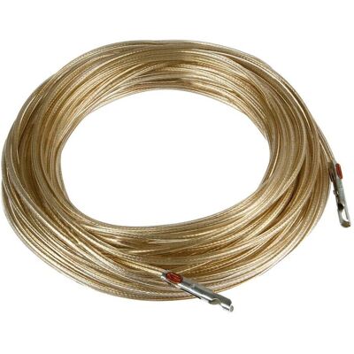 34 m stålkärna genomskinlig PVC elektrisk kabel - Elektrisk kabel 34 m stålkärna genomskinlig PVC elektrisk kabel - Elektrisk kabel