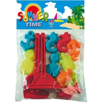 Androni Zandvormenset mit Schaufel und Rechen - sandbox toy Androni Zandvormenset mit Schaufel und Rechen - sandbox toy