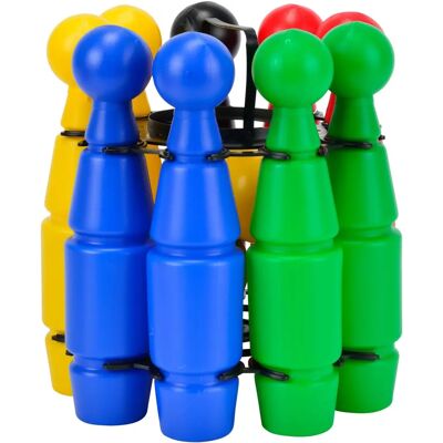 Androni Giocattoli Set di 9 birilli colorati - Gioco di bowling Androni Giocattoli Set di 9 birilli colorati - Gioco di bowling
