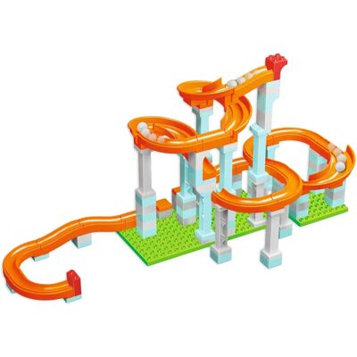 Androni Knikkerbahn Roller Coaster Set - 128 Teile Androni Knikkerbahn Roller Coaster Set - 128 Teile