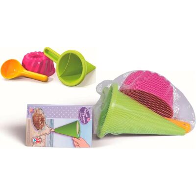 Androni - Sandtrichter mit Kuchensandform - Sand toy set - Publicité Androni - Sandtrichter mit Kuchensandform - Sand toy set - Publicité