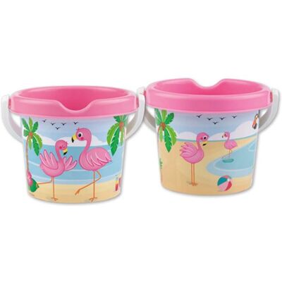 Androni Secchiello Flamingo - Giocattolo da Spiaggia Androni Secchiello Flamingo - Giocattolo da Spiaggia