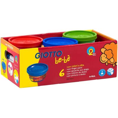 Giotto Modelo - Conjunto de Tintas para Dedos - Qualidade Profissional Giotto Modelo - Conjunto de Tintas para Dedos - Qualidade Profissional