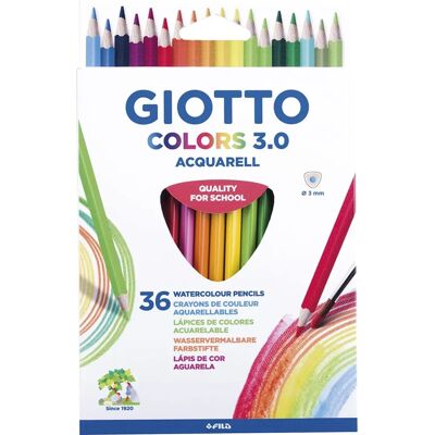 Matite acquerellabili triangolari Giotto Colors 3.0 - Strumenti di disegno Matite acquerellabili triangolari Giotto Colors 3.0 - Strumenti di disegno
