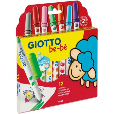 Giotto 12 Super Markers - Versch. Farben, 5mm Spitze - Dermatologisch Getestet Giotto 12 Super Markers - Versch. Farben, 5mm Spitze - Dermatologisch Getestet