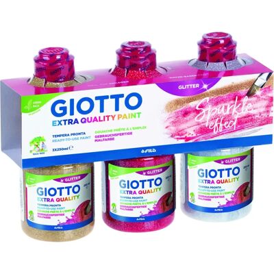 Giotto 250ml Schulfarben Glitzerfarben - Schulfarben Giotto 250ml Schulfarben Glitzerfarben - Schulfarben