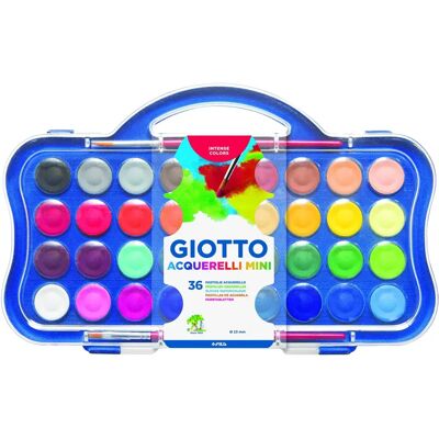 Giotto acuarelas mini - Juego de 36 - Acuarelas Giotto acuarelas mini - Juego de 36 - Acuarelas