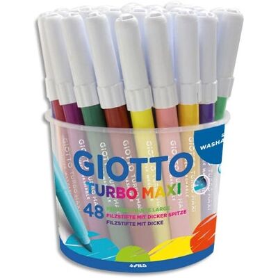 Giotto F526000 Filzstift Extra Fett Bunte Farben - Filzstift Giotto F526000 Filzstift Extra Fett Bunte Farben - Filzstift