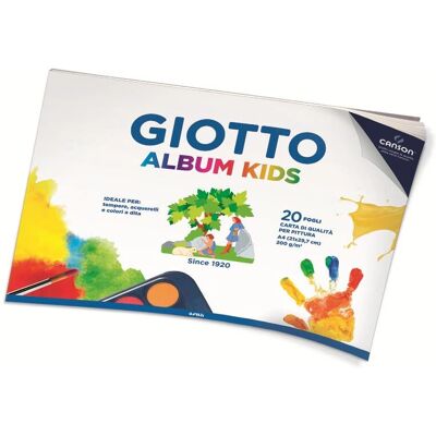 Materiali Artistici Giotto - A4 20 Fogli - Carta da Pittura per Bambini Materiali Artistici Giotto - A4 20 Fogli - Carta da Pittura per Bambini