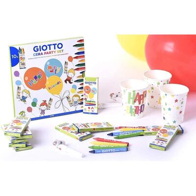 F.I.L.A. Knutselaccessoires - Set van 10 geschenkdozen met waskrijtjes F.I.L.A. Knutselaccessoires - Set van 10 geschenkdozen met waskrijtjes