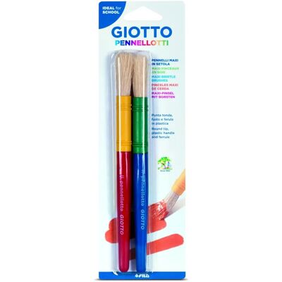 Conjunto de Pincéis Giotto Maxi Pennelotti para Crianças Conjunto de Pincéis Giotto Maxi Pennelotti para Crianças