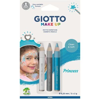 Crayons de Maquillage Princesse Giotto - Thème Princesse - 3 Couleurs - Publicité Crayons de Maquillage Princesse Giotto - Thème Princesse - 3 Couleurs - Publicité