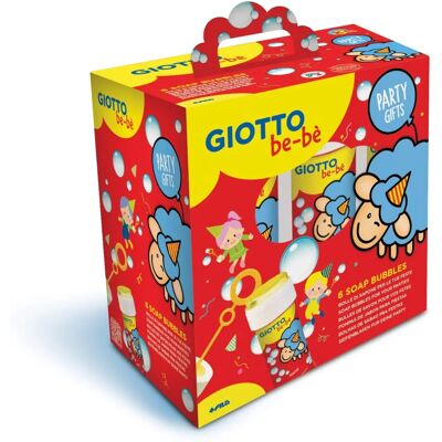 Giotto Bebe' 6-delige zeepbellenfeestset Giotto Bebe' 6-delige zeepbellenfeestset