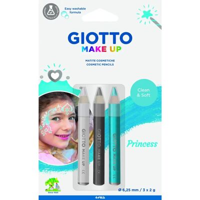Zestaw 3 kredek do malowania twarzy GIOTTO - Księżniczka - 3 sztuki Zestaw 3 kredek do malowania twarzy GIOTTO - Księżniczka - 3 sztuki