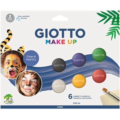 Giotto Make Up Kinder-Set 6 Farben - Kosmetiksatz Giotto Make Up Kinder-Set 6 Farben - Kosmetiksatz