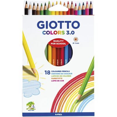 Giotto Colors 3.0 - Packung mit 20 Buntstiften Giotto Colors 3.0 - Packung mit 20 Buntstiften
